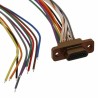 ITT Cannon 15 Way Straight 1.27 mm Pitch Micro-D Cable D-Sub Connector MDM-15PH003B-A174