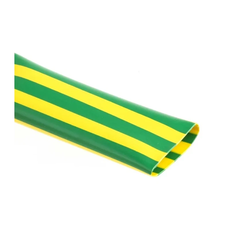 TE Connectivity Heat Shrink Tubing, Yellow Green 12 mm Sleeve Diameter x 1.5 m Length 2:1 Ratio DCPT Series DCPT-12/6-45-1.5M
