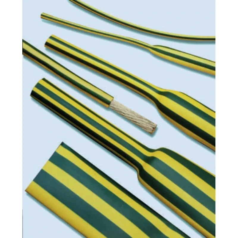 TE Connectivity Heat Shrink Tubing Yellow Green 3 mm Sleeve Diameter x 1.5 m Length 2:1 Ratio DCPT-3/1.5-45-1.5M