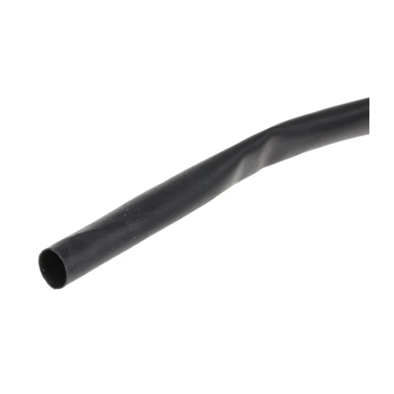TE Connectivity Black Heat Shrink Tubing 4.8 mm Sleeve Diameter x 9 m Length, Polyolefin Material, 2:1 Shrink LSTT-R-4.8-0