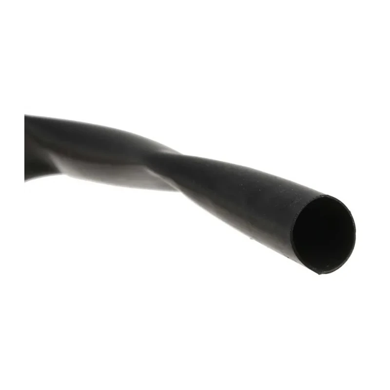 TE Connectivity Heat Shrink Tubing Black 6.4 mm Sleeve Diameter x 8 m Length 2:1 Shrink Ratio LSTT-R-6.4-0