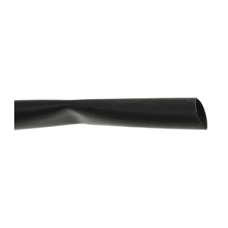 TE Connectivity Heat Shrink Tubing Black 6.4 mm Sleeve Diameter x 8 m Length 2:1 Shrink Ratio LSTT-R-6.4-0
