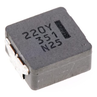 Panasonic Shielded Wirewound Surface Mount Inductor Metal Composite Core 22 μH ±20% 6.2 A Idc ETQP5M