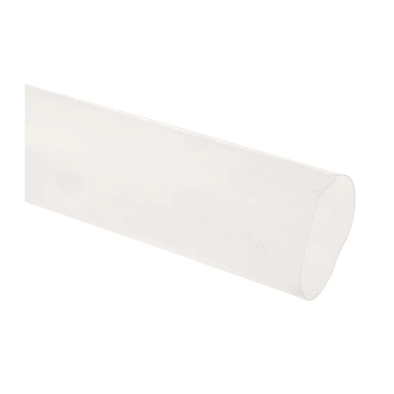 TE Connectivity Clear TFER Heat Shrink Tubing 12.7 mm Sleeve Diameter x 1.2 m Length 3.2:1 Ratio TFER-1/2-X