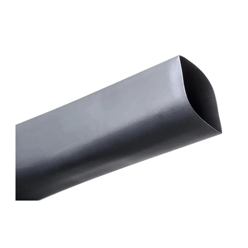 TE Connectivity Heat Shrink Tubing Black Polyolefin 25.4 mm Sleeve Diameter 1.2 m Length 2:1 Ratio RNF-100-1-0-STK