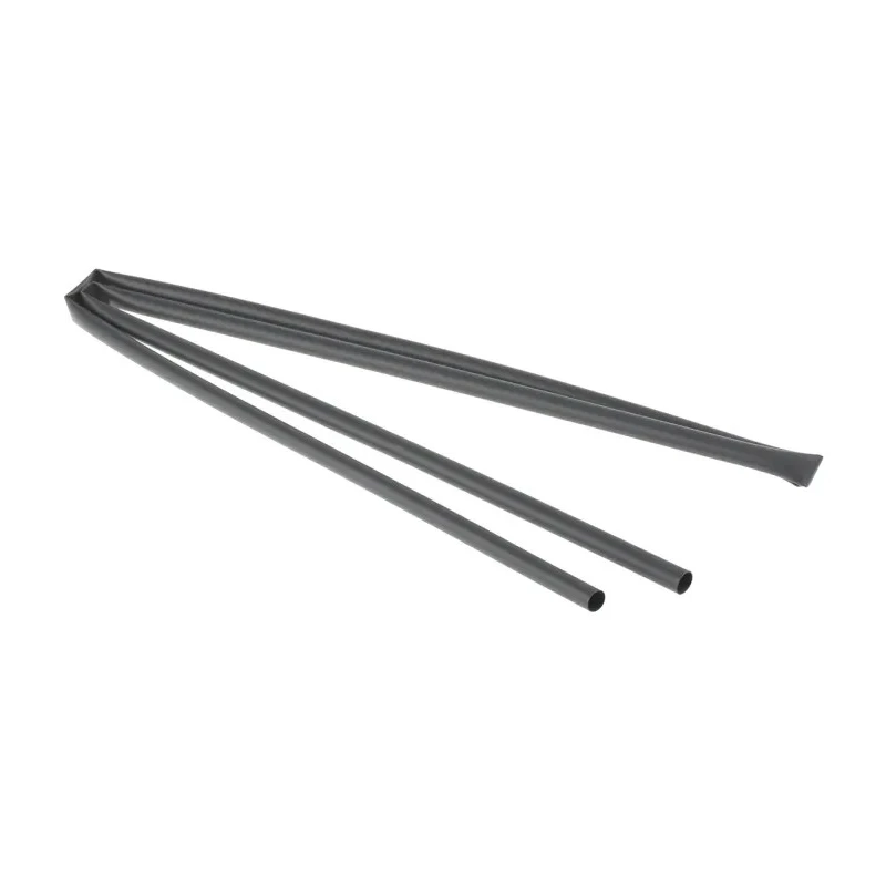 TE Connectivity Heat Shrink Tubing Black 6.4 mm Sleeve Diameter x 1.2 m Length 2:1 Ratio RNF-100-1/4-0-STK
