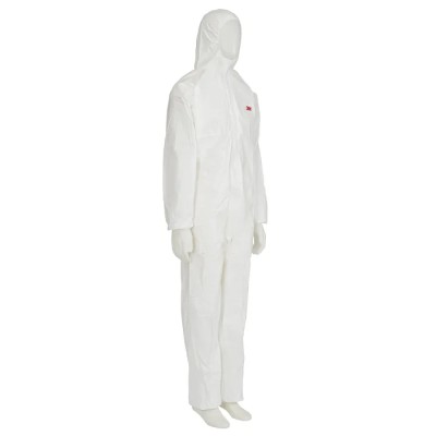3M Protective Disposable Coverall White Polypropylene Polyethylene 108 to 115 cm Chest XL Model 7000089664