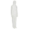 3M Protective Disposable Coverall White Polypropylene Polyethylene 108 to 115 cm Chest XL Model 7000089664