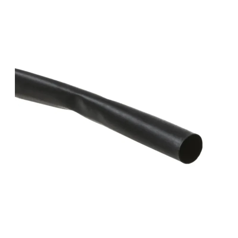 TE Connectivity Heat Shrink Tubing Black 6.4 mm Sleeve Diameter x 8 m Length 2:1 Shrink Ratio Polyolefin Flame CGPT-R-6.4-0