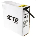TE Connectivity Heat Shrink Tubing Black 6.4 mm Sleeve Diameter x 8 m Length 2:1 Shrink Ratio Polyolefin Flame CGPT-R-6.4-0