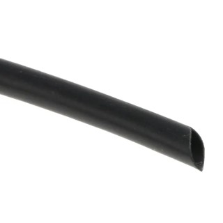 TE Connectivity Heat Shrink Tubing Black 3.2 mm Sleeve Diameter x 10m Length 2:1 Shrink Ratio CGPT-R-3.2-0