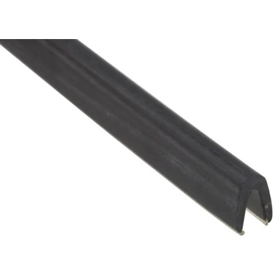TE Connectivity Black Polyolefin Edge Protection 1.2 m RAYRIM-NR8-0-RS-170-6153