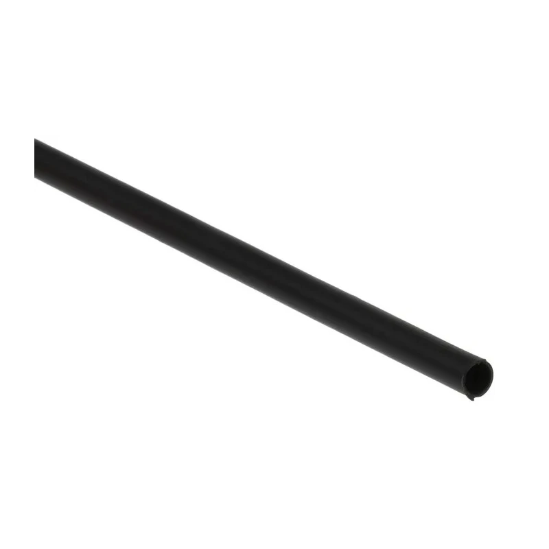 TE Connectivity Heat Shrink Tubing Black 1.6 mm Sleeve Diameter 1.2 m Length 2:1 Ratio RNF-100-1/16-0-STK