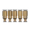 SMC Pneumatic Fitting 4mm Push-in Male M5 x 0.8 Thread JIS B0203 B0205 Electroless Nickel Plated Brass KQ2S04-M5A
