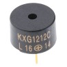 Kingstate Magnetic Buzzer Component PCB Mount Continuous Tone 8 V dc Min 16 V dc Max 12 mm Diameter 94 dB Sound KXG1212CL