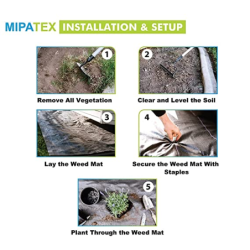 mipatex-125-gsm-premium-garden-weed-control-barrier-sheet-mat-1-2m-x-5m-landscape-fabric-black-44998-2