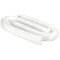 RS PRO Spill Absorbent Sock for Oil Use 80L Capacity, 1.2m Length, White, Pack of 20 771-6415