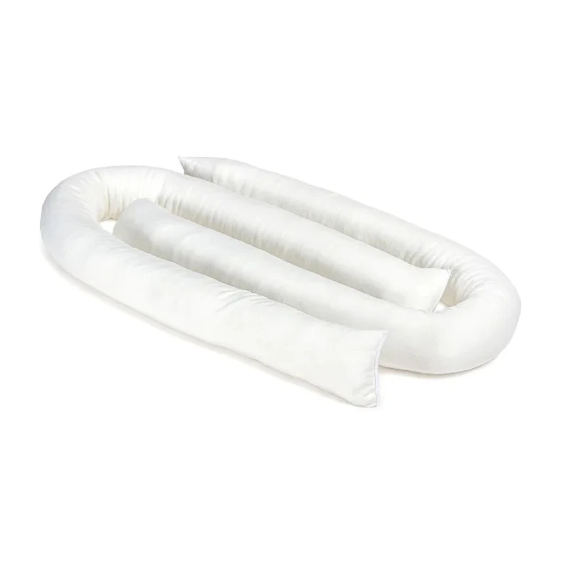 RS PRO Spill Absorbent Sock for Oil Use 80L Capacity, 1.2m Length, White, Pack of 20 771-6415