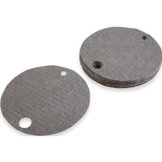 RS PRO Medium Weight Maintenance Drum Topper Spill Absorbent 5L Capacity Grey, Pack of 5 771-6440