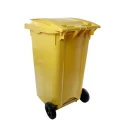 RS PRO Oil Spill Kit 240 Litre Absorbent Capacity, Mobile 2-Wheeled Bin, Includes Pads, Socks, Pillows, Hazard Tape 771-6519