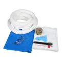 RS PRO Oil Spill Kit 240 Litre Absorbent Capacity, Mobile 2-Wheeled Bin, Includes Pads, Socks, Pillows, Hazard Tape 771-6519