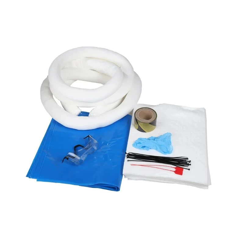RS PRO Oil Spill Kit 240 Litre Absorbent Capacity, Mobile 2-Wheeled Bin, Includes Pads, Socks, Pillows, Hazard Tape 771-6519