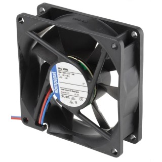ebm-papst 8400 N Series Axial Fan 12V dc 1.4W 58 m³/h IP54 IP68 80 x 25 x 80 mm 8412NGME