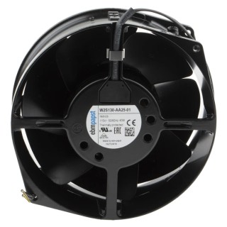 ebm-papst W2S130 Series Tube Axial Fan 115V AC 38W 320 m³/h 2800 rpm IP20 
