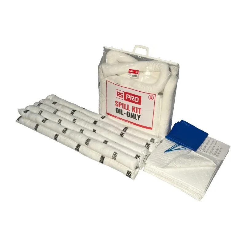 RS PRO Oil Spill Kit 70 L Absorbent Capacity, Compact Weather Resistant Bag 771-6496