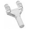 Mentor GmbH Press-In 1-Way Straight Rigid Light Guide Clear Yellow 3 mm 1275.1001