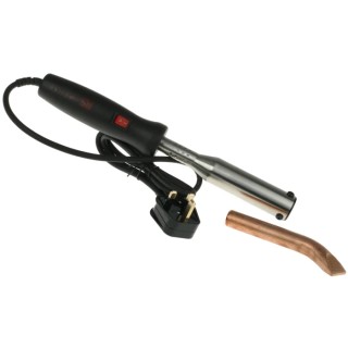 RS PRO Electric Soldering Iron 230V 300W UK Plug High Power with Curved Copper Tip 771-9524