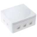 WISKA COMBI Series White Polypropylene Junction Box IP67 IP66 4 Terminals 160mm x 140mm x 81mm 1210/5/W