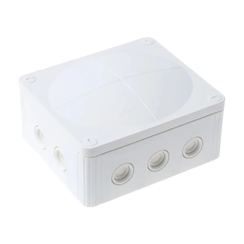 WISKA COMBI Series White Polypropylene Junction Box IP67 IP66 4 Terminals 160mm x 140mm x 81mm 1210/5/W