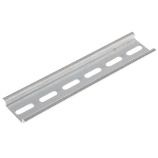 WISKA Steel Perforated DIN Rail 146 mm x 35 mm DIN 1210