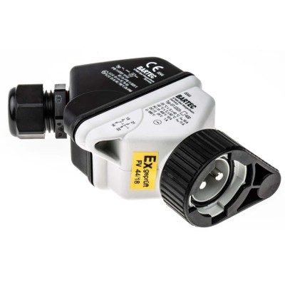 Bartec ComEx Series Push Button Module Panel Mount 30.3 mm Cutout SPDT IP20 110 V 400 V 07-3323-4400+05-0042-0050
