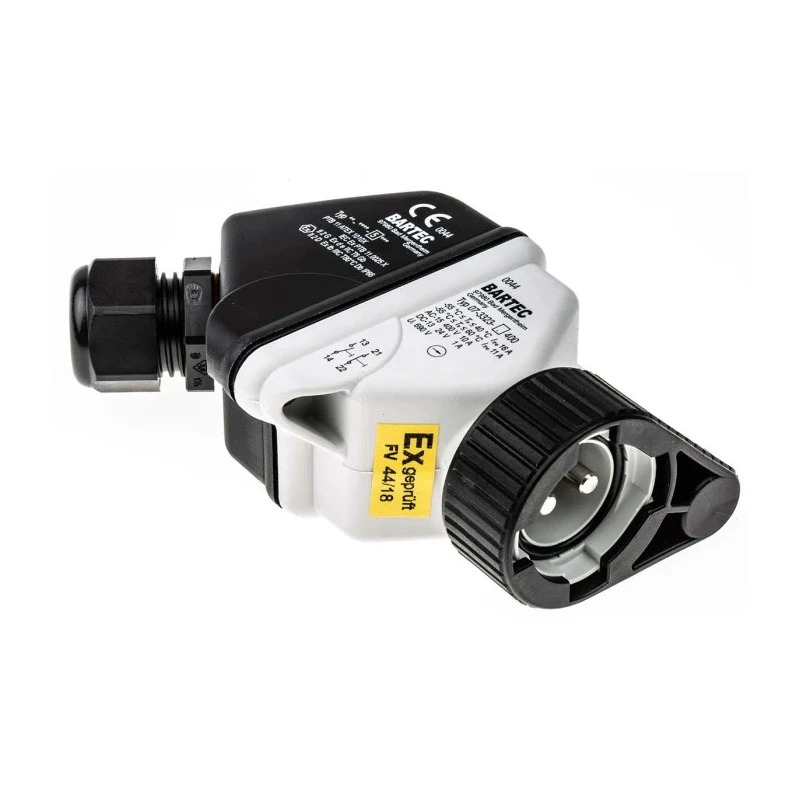 Bartec ComEx Series Push Button Module Panel Mount 30.3 mm Cutout SPDT IP20 110 V 400 V 07-3323-4400+05-0042-0050
