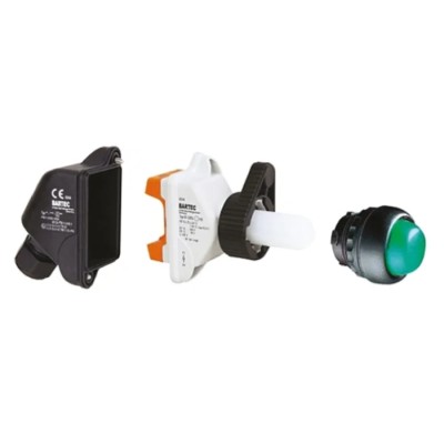 Bartec Bartec Series Push Button Complete Unit Panel Mount 30 mm Cutout 2 NO/2 NC IP20 IP20