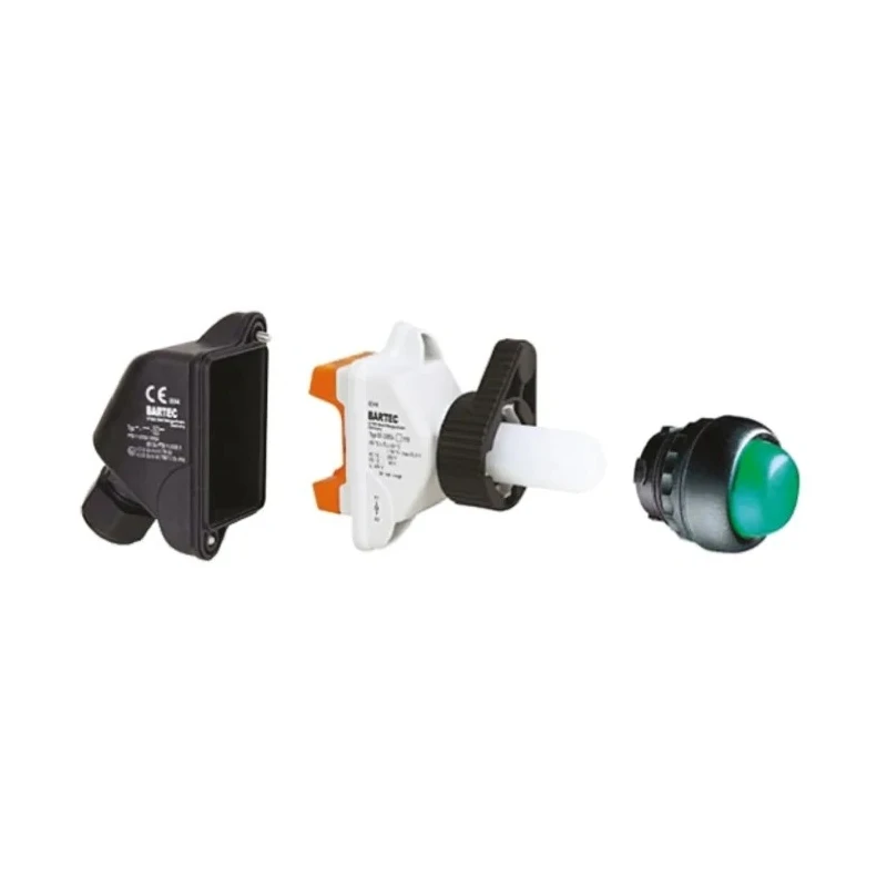 Bartec Bartec Series Push Button Complete Unit Panel Mount 30 mm Cutout 2 NO/2 NC IP20 IP20