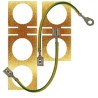WISKA Earthing Kit Junction Box EC1210, Flame Retardant, Halogen-Free, Impact Resistant, IP66/67, Germany EC1210