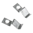 UVOX Nylon Coated Gull Wing Spring Clip 7 mm Overall Height x 4 mm Fixing Hole Diameter TMC209-ZP