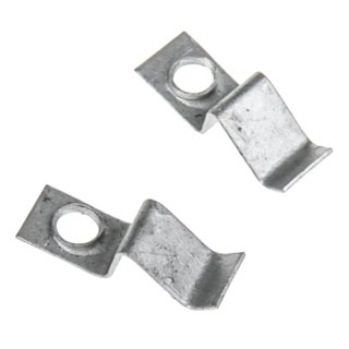 UVOX Nylon Coated Gull Wing Spring Clip 7 mm Overall Height x 4 mm Fixing Hole Diameter TMC209-ZP
