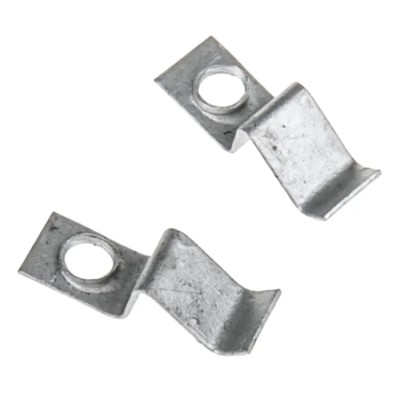 UVOX Nylon Coated Gull Wing Spring Clip 7 mm Overall Height x 4 mm Fixing Hole Diameter TMC209-ZP