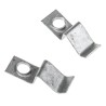 UVOX Nylon Coated Gull Wing Spring Clip 7 mm Overall Height x 4 mm Fixing Hole Diameter TMC209-ZP