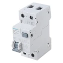 Siemens Residual Current Circuit Breaker with Overload Protection, 6A Current Rating, 1-Pole, 30 mA Trip 5SU1356-7KK06