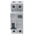 Siemens Residual Current Circuit Breaker with Overload Protection, 6A Current Rating, 1-Pole, 30 mA Trip 5SU1356-7KK06
