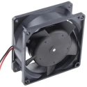 ebm-papst 8300 Series High Performance Ball Bearing Axial Fan, 12V DC, 2.6W Power, 54 m³/h Air Flow, , 80mm x 80mm x IP68