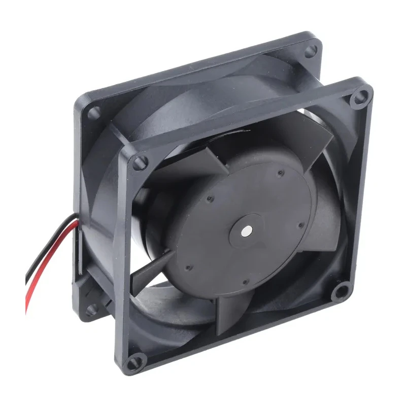 ebm-papst 8300 Series High Performance Ball Bearing Axial Fan, 12V DC, 2.6W Power, 54 m³/h Air Flow, , 80mm x 80mm x IP68
