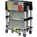Zarges Aluminium Scafolding Work Platform Load Capacity 150kg Mobile Telescopic Tower TT002