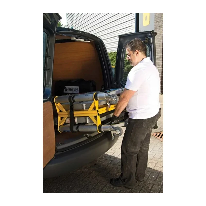Zarges Aluminium Scafolding Work Platform Load Capacity 150kg Mobile Telescopic Tower TT002