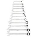 GearWrench 13-Piece Combination Ratchet Spanner Set 1/4 to 1 in Alloy Steel 9312